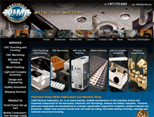 Tablet Screenshot of lmprecfab.com